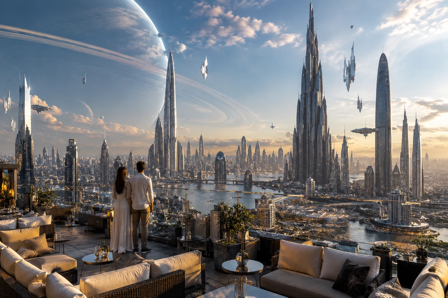 Fiktive Details einer Stadt in einem Paralleluniversum mit ungewöhnlichem Kalender