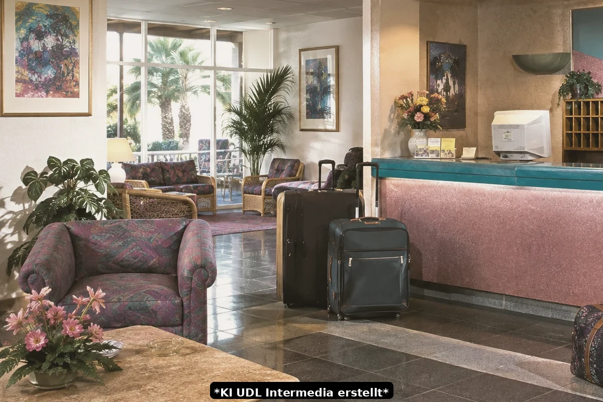 Fiktives Hotel Wirtschaftswunder als Bildmotiv der Zeitreise BRD 1975 bis 1991